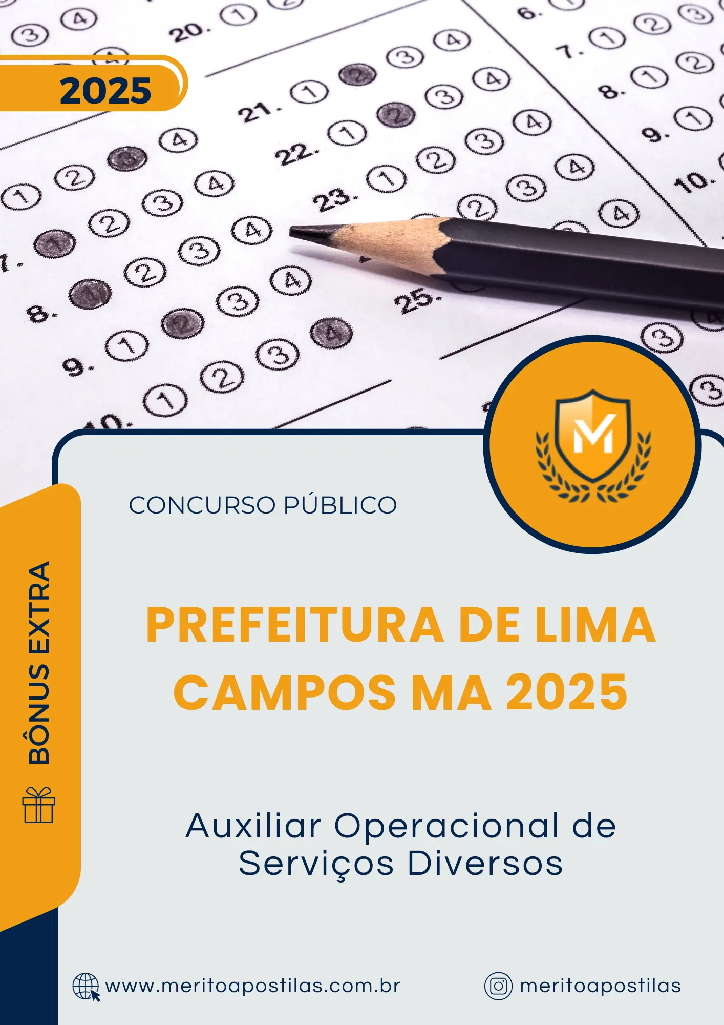 Apostila Auxiliar Operacional de Serviços Diversos Prefeitura de Lima Campos MA 2025