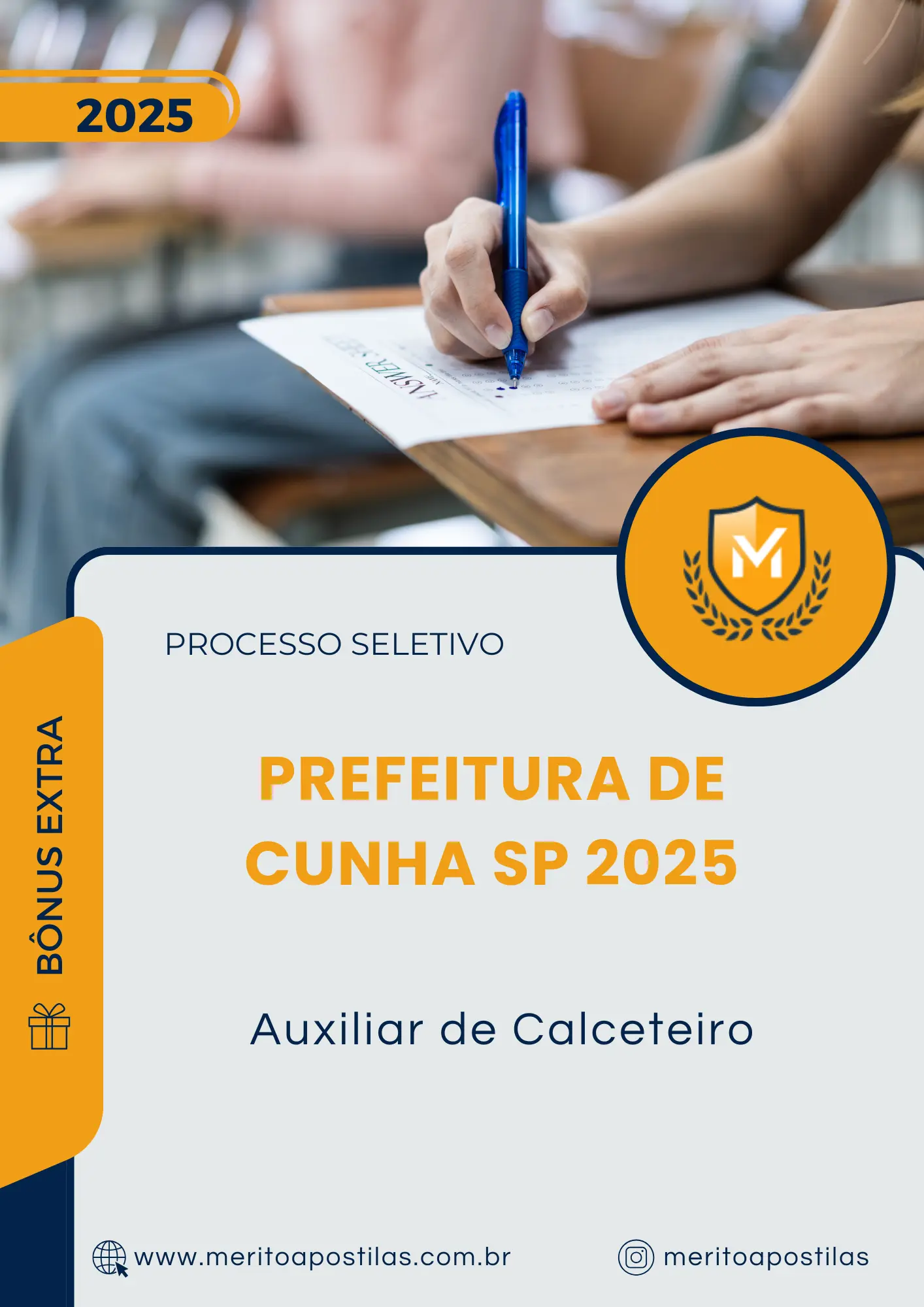 Apostila Auxiliar de Calceteiro Prefeitura de Cunha SP 2025