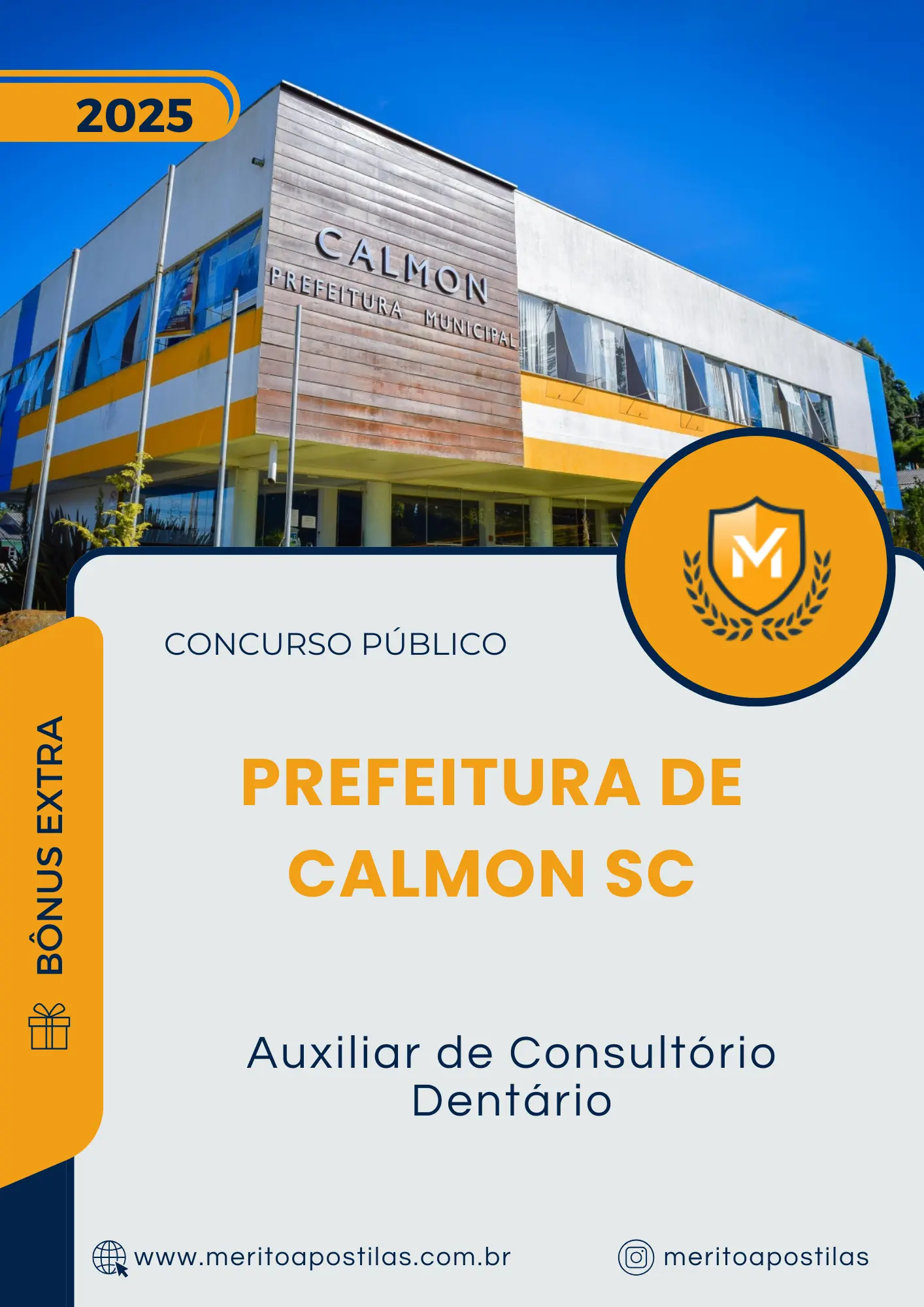 Apostila Auxiliar de Consultório Dentário Prefeitura de Calmon SC 2025
