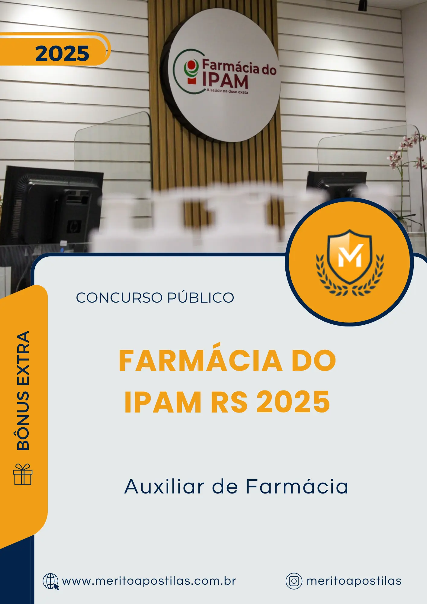 Apostila Auxiliar de Farmácia Concurso Farmácia do IPAM RS 2025