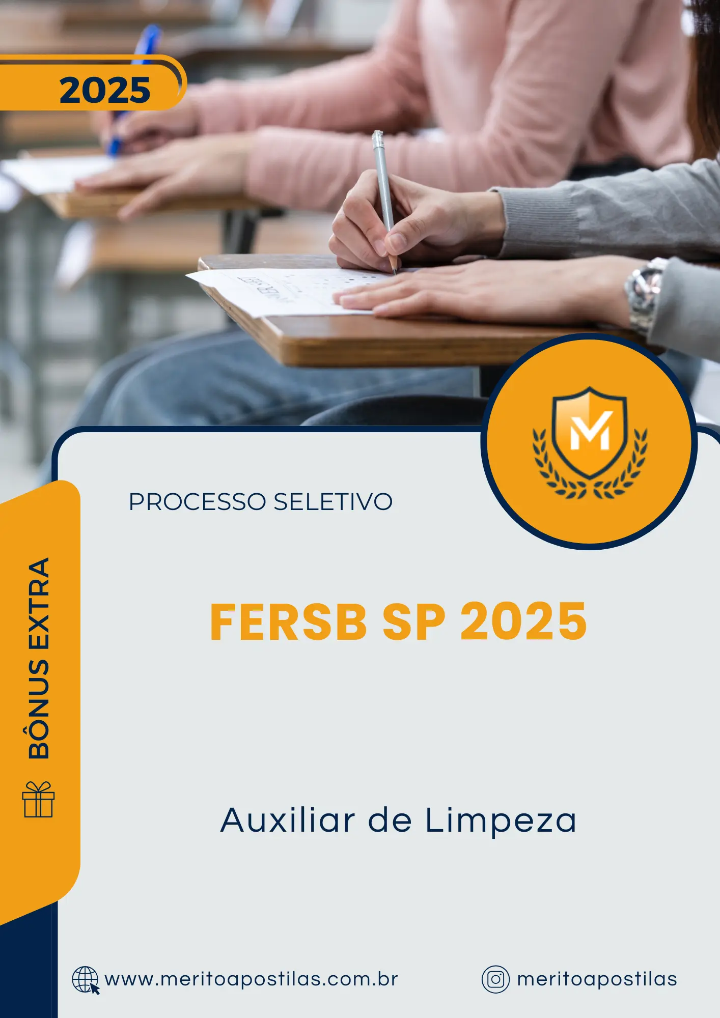 Apostila Auxiliar de Limpeza Processo Seletivo FERSB SP 2025
