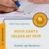 Apostila Auxiliar de Mecânico Prefeitura de Nova Santa Helena MT 2025