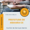 Apostila Auxiliar de Serviços Gerais Prefeitura de Abaiara CE 2025