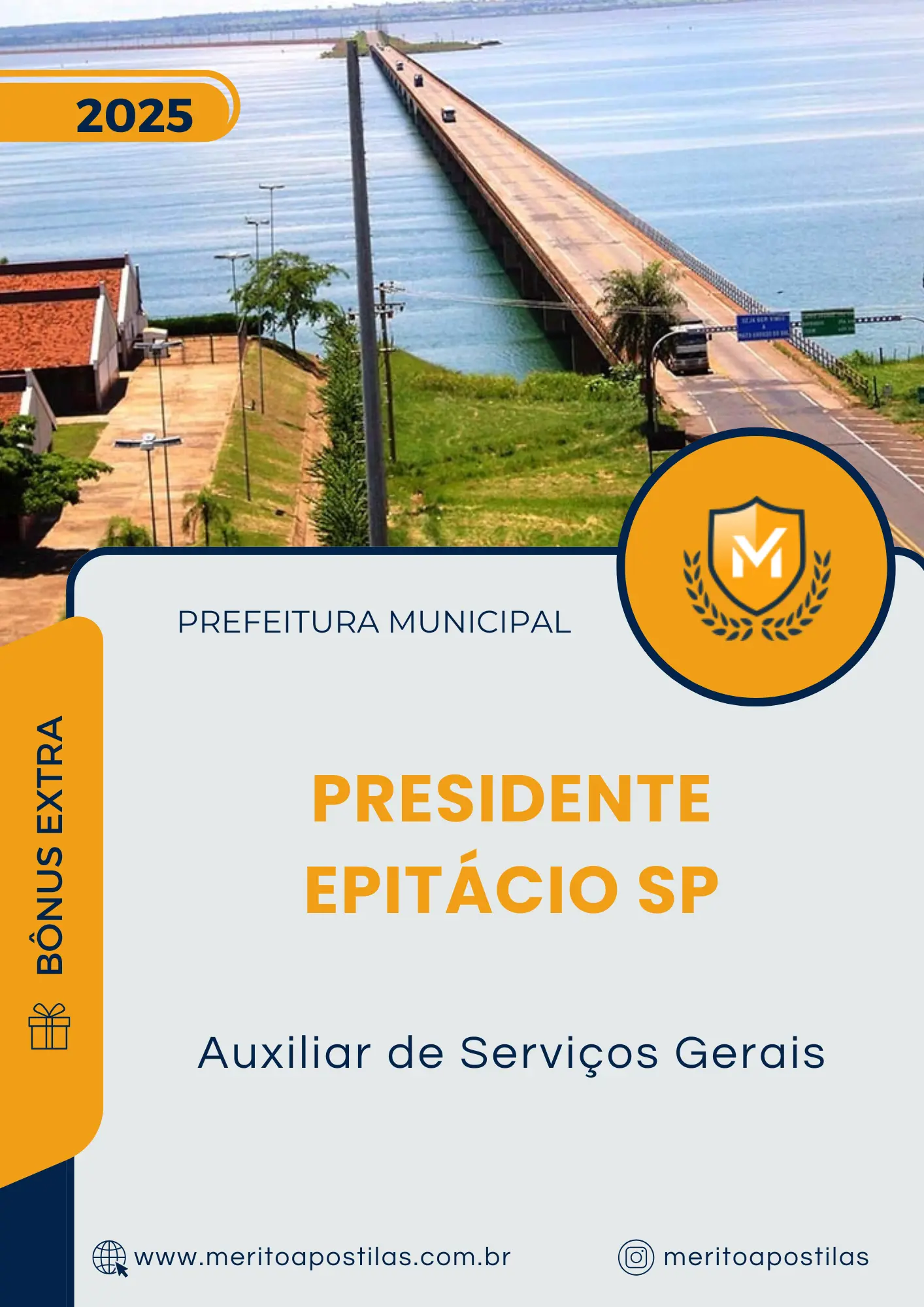 Apostila Auxiliar de Serviços Gerais Prefeitura de Presidente Epitácio SP 2025