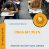 Apostila Auxiliar de Serviços Gerais Concurso Público Crea MT 2025