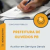 Apostila Auxiliar em Serviços Gerais Prefeitura de Olivedos PB 2025