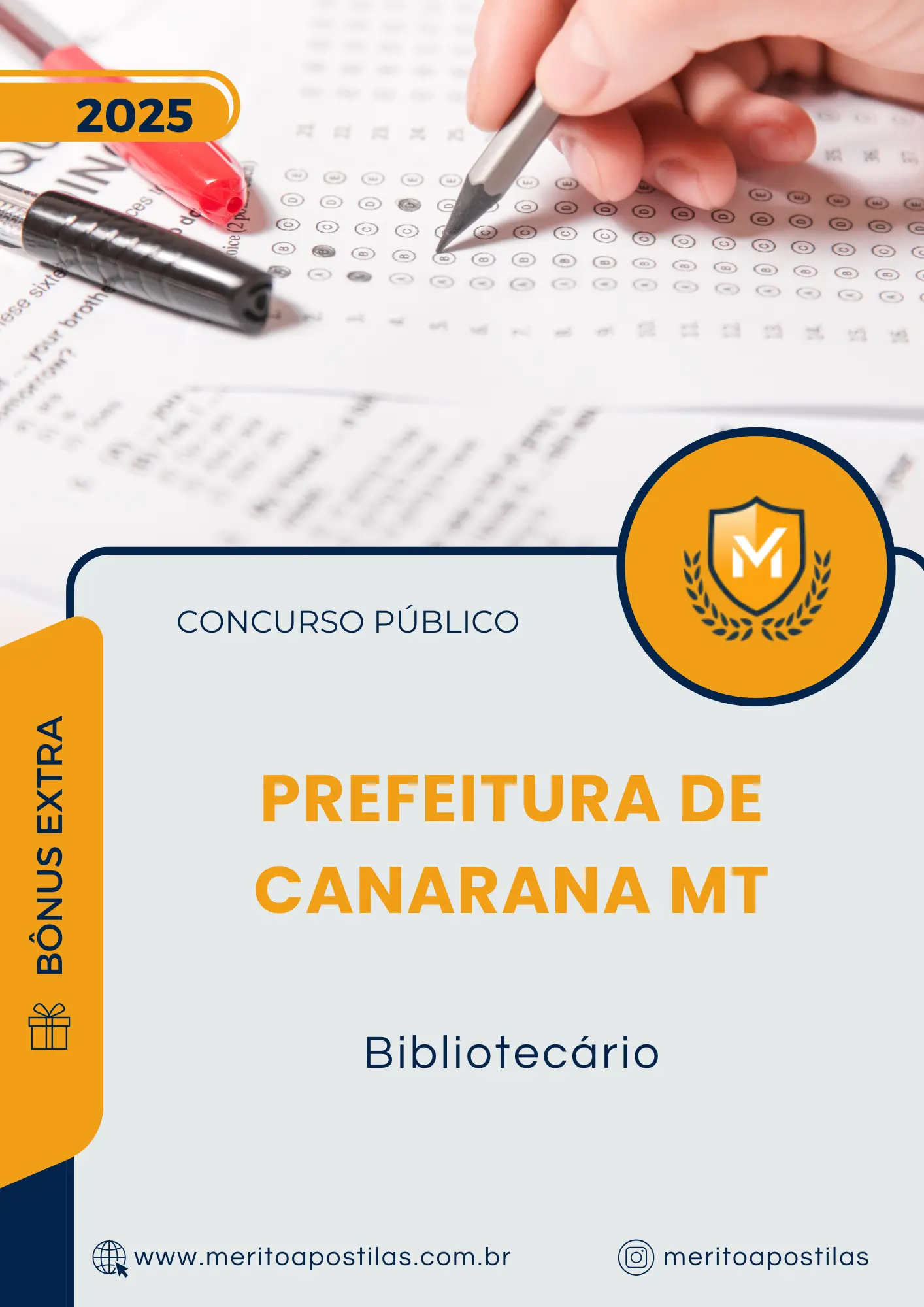 Apostila Bibliotecário Prefeitura de Canarana MT 2025