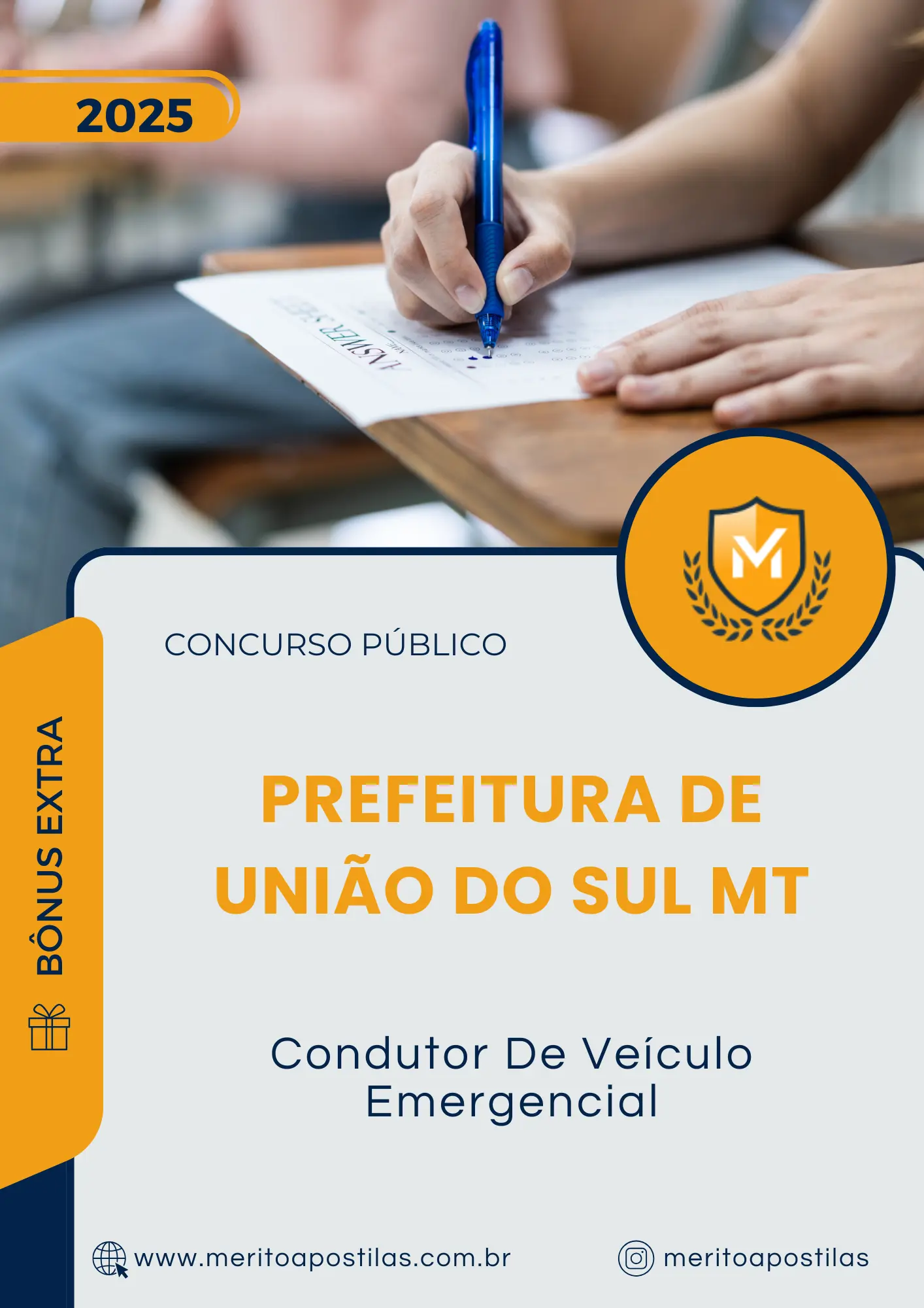 Apostila Condutor De Veículo Emergencial Prefeitura de União do Sul MT 2025