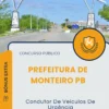 Apostila Condutor De Veiculos De Urgência Prefeitura de Monteiro PB 2025