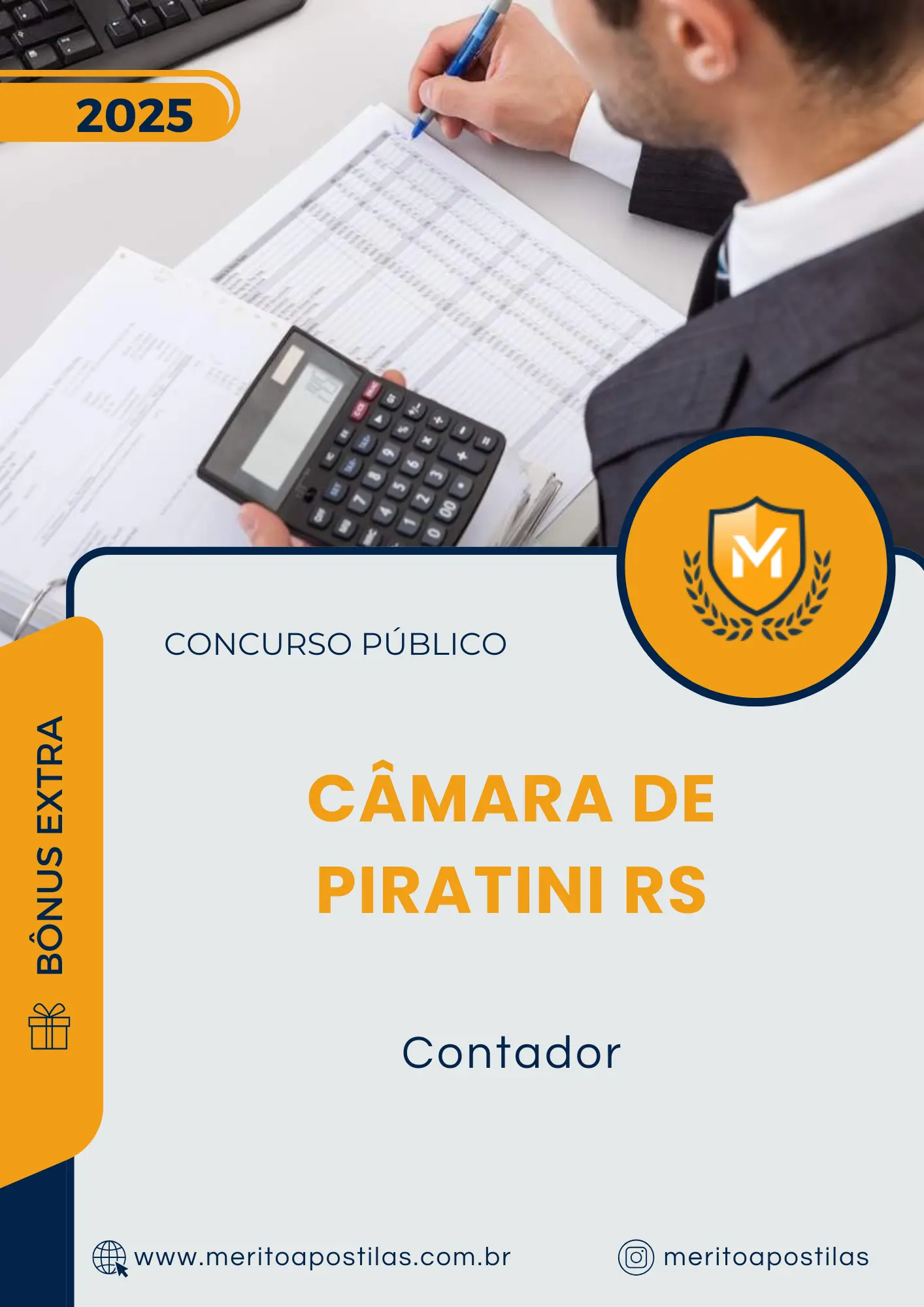 Apostila Contador Câmara de Piratini RS 2025
