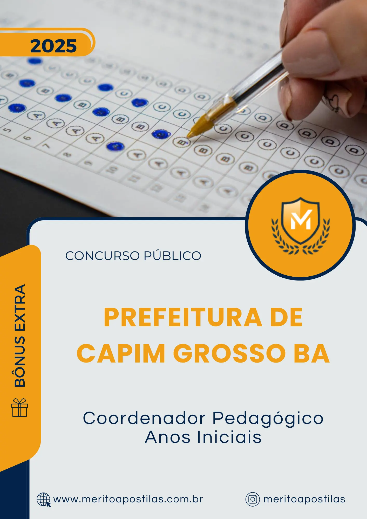 Apostila Coordenador Pedagógico Anos Iniciais Prefeitura de Capim Grosso BA 2025