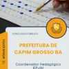 Apostila Coordenador Pedagógico EPJAI Prefeitura de Capim Grosso BA 2025