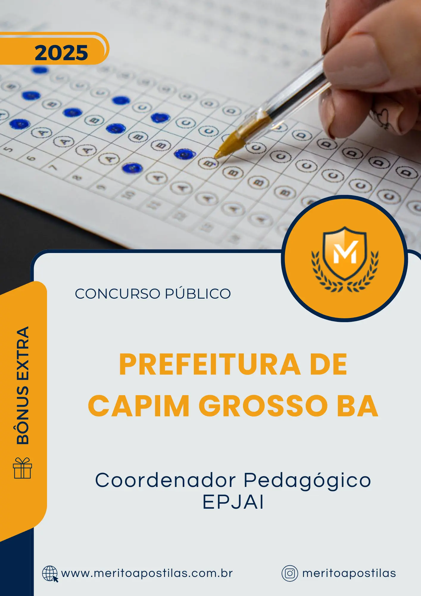 Apostila Coordenador Pedagógico EPJAI Prefeitura de Capim Grosso BA 2025