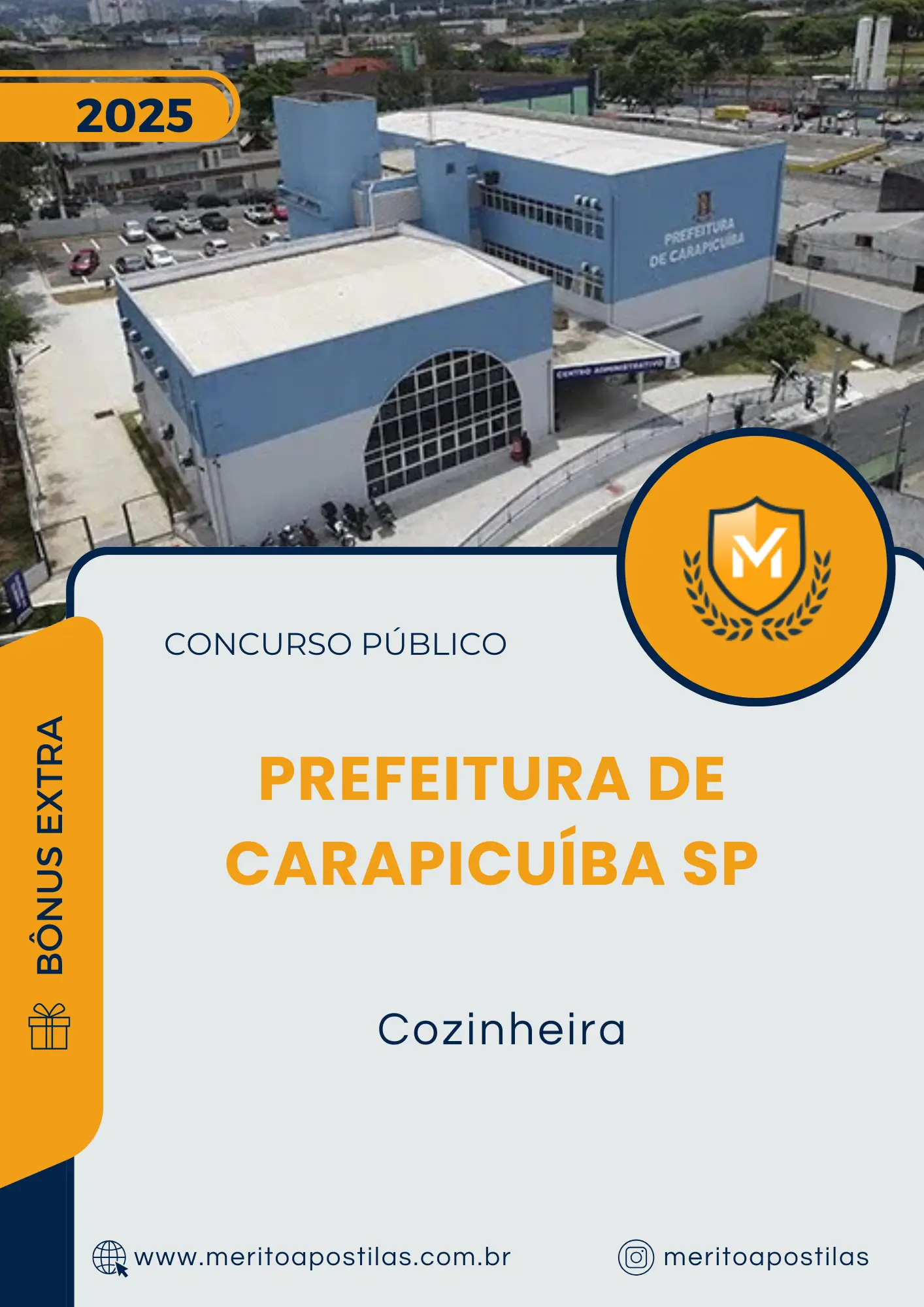 Apostila Cozinheira Prefeitura de Carapicuíba SP 2025