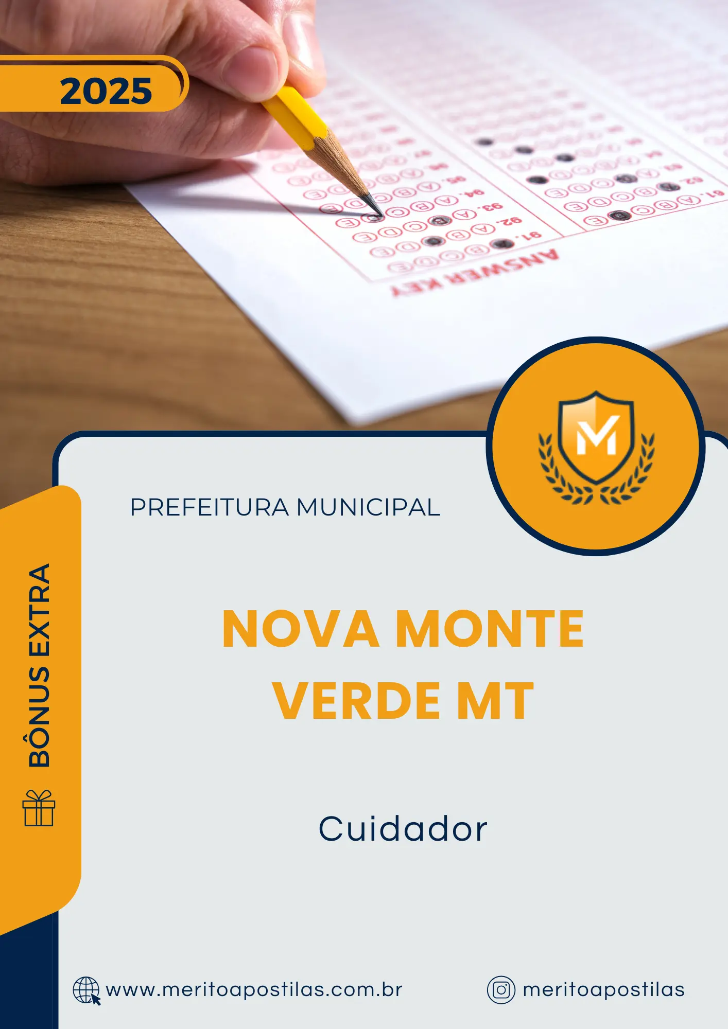 Apostila Cuidador Prefeitura de Nova Monte Verde MT 2025