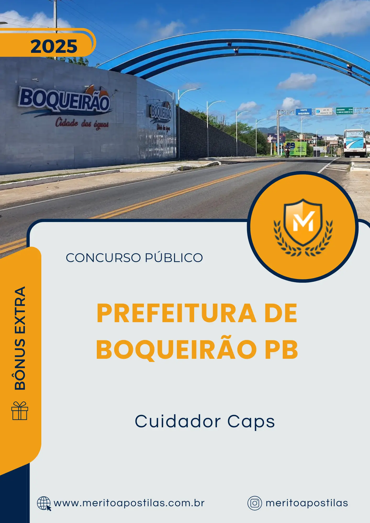 Apostila Cuidador Caps Prefeitura de Boqueirão PB 2025