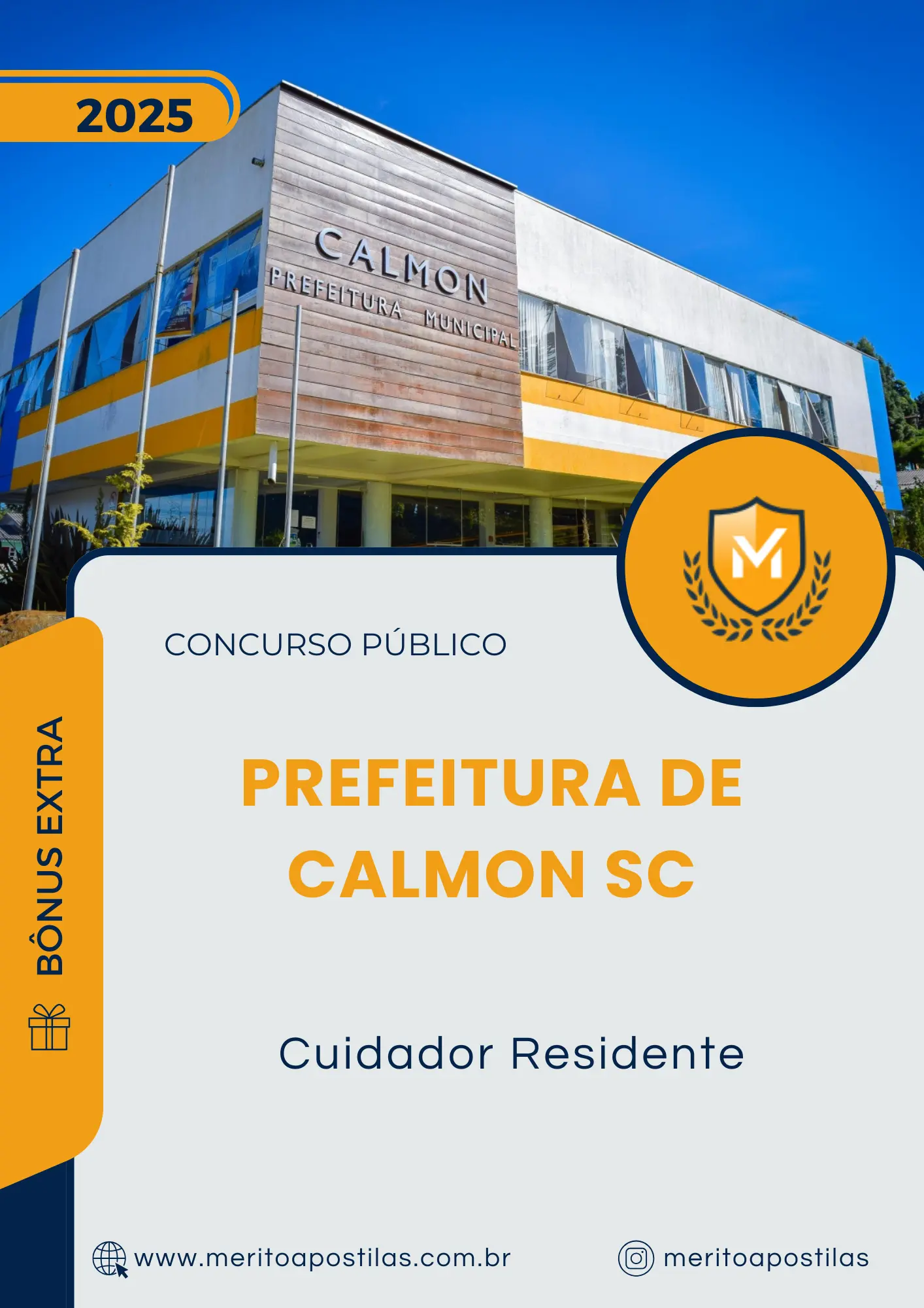 Apostila Cuidador Residente Prefeitura de Calmon SC 2025