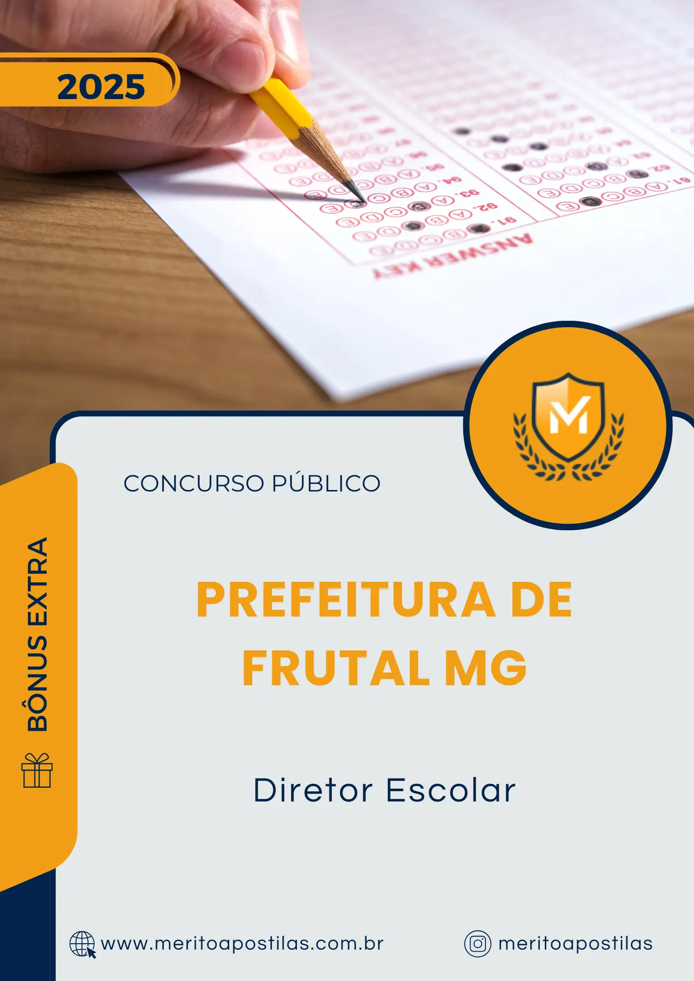 Apostila Diretor Escolar Prefeitura de Frutal MG 2025