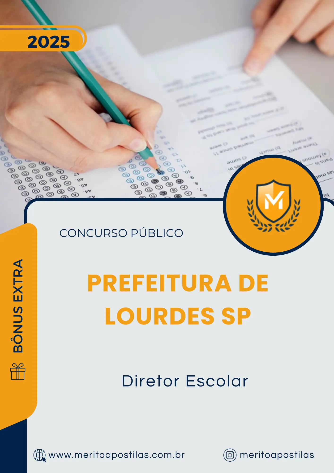 Apostila Diretor Escolar Prefeitura de Lourdes SP 2025