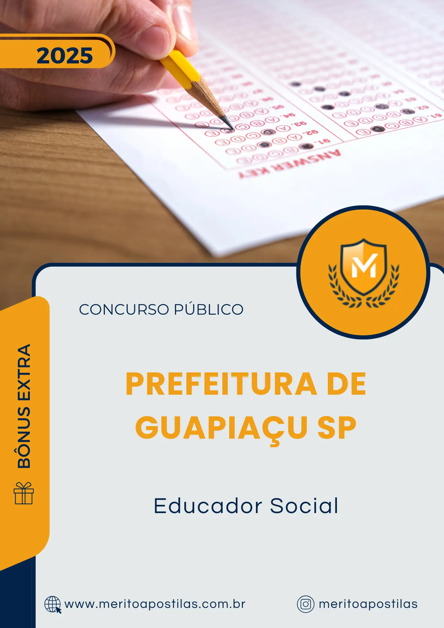 Apostila Educador Social Prefeitura de Guapiaçu SP 2025