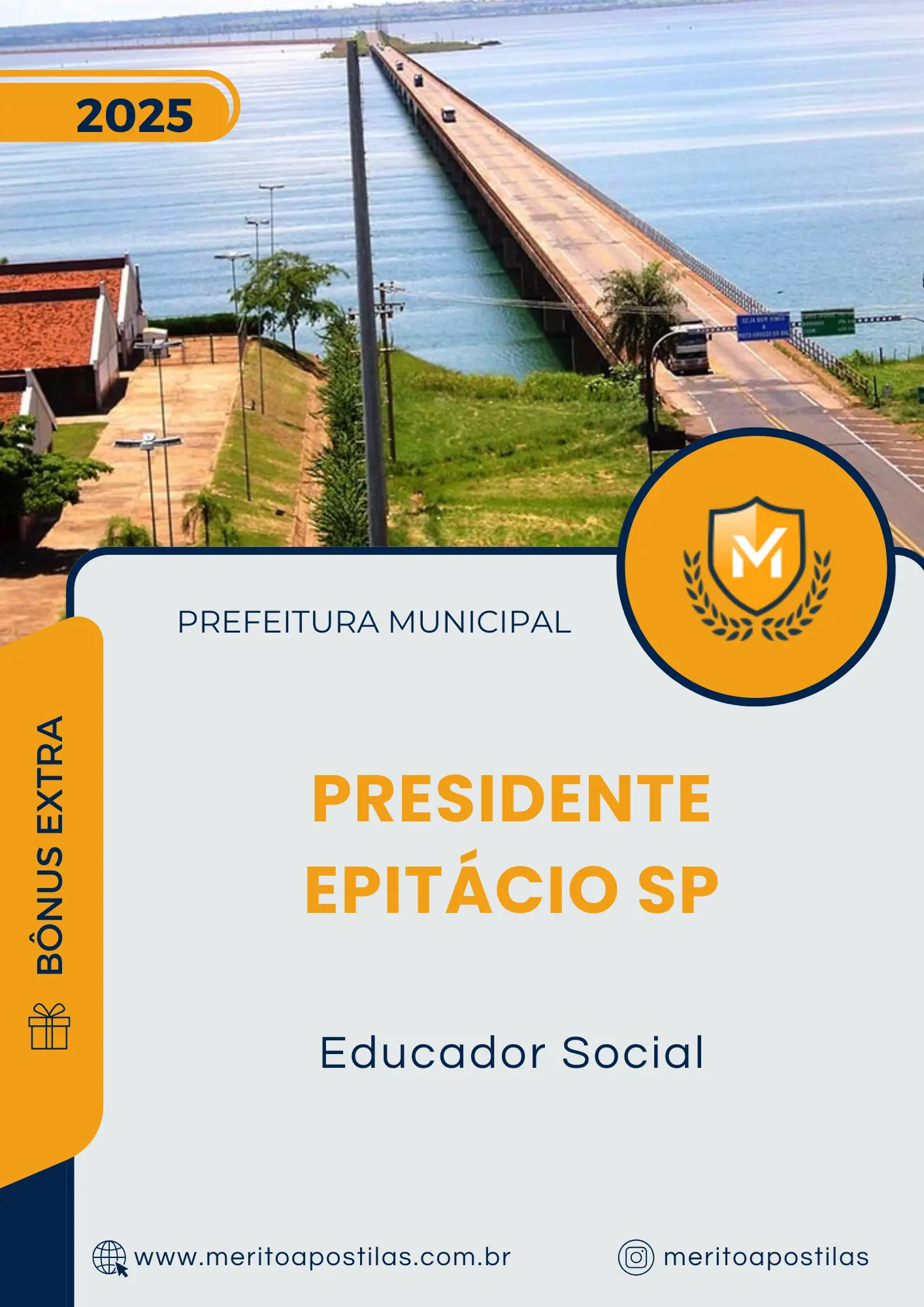 Apostila Educador Social Prefeitura de Presidente Epitácio SP 2025
