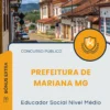 Apostila Educador Social Nível Médio Prefeitura de Mariana MG 2025