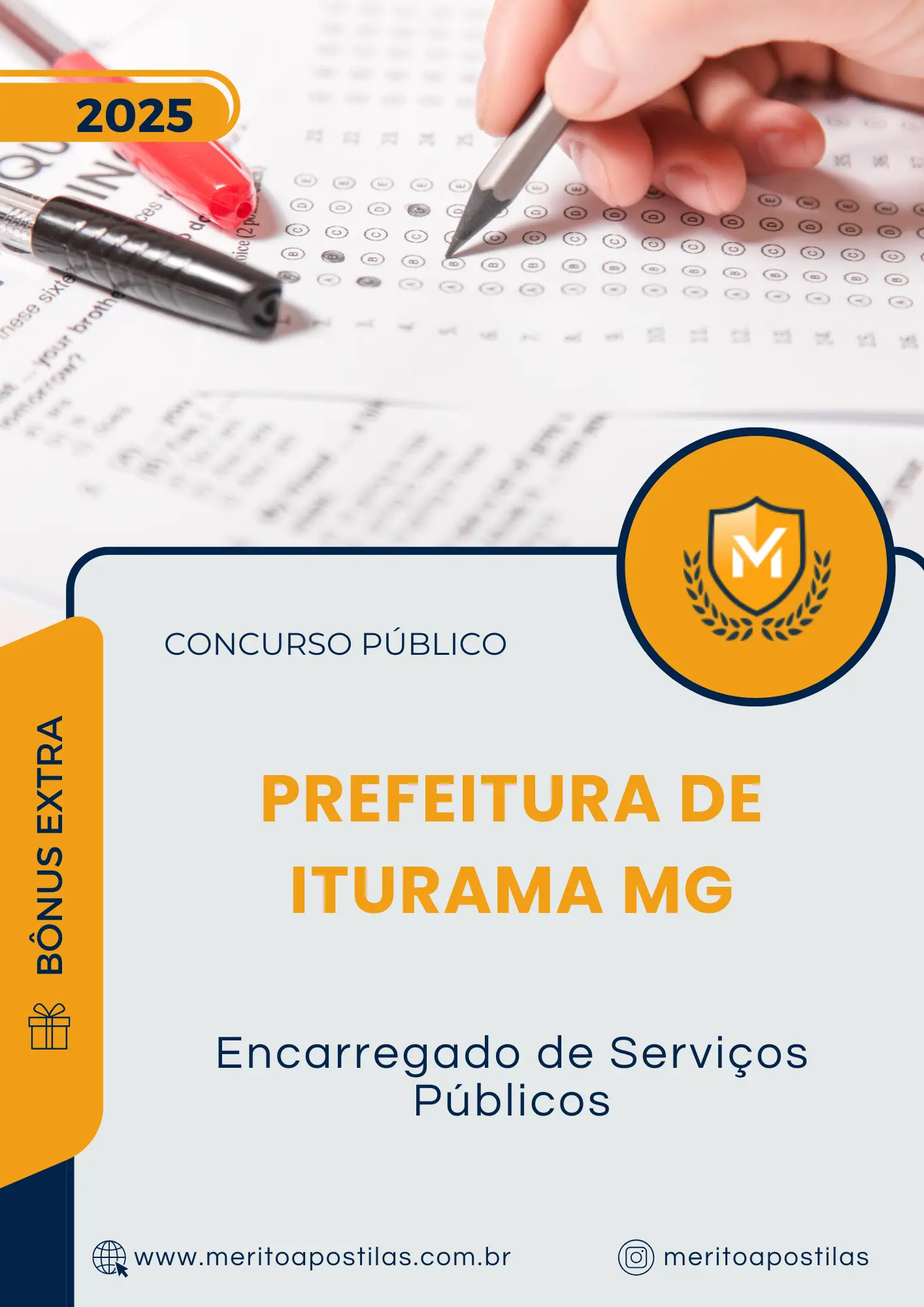 Apostila Encarregado de Serviços Públicos Prefeitura de Iturama MG 2025