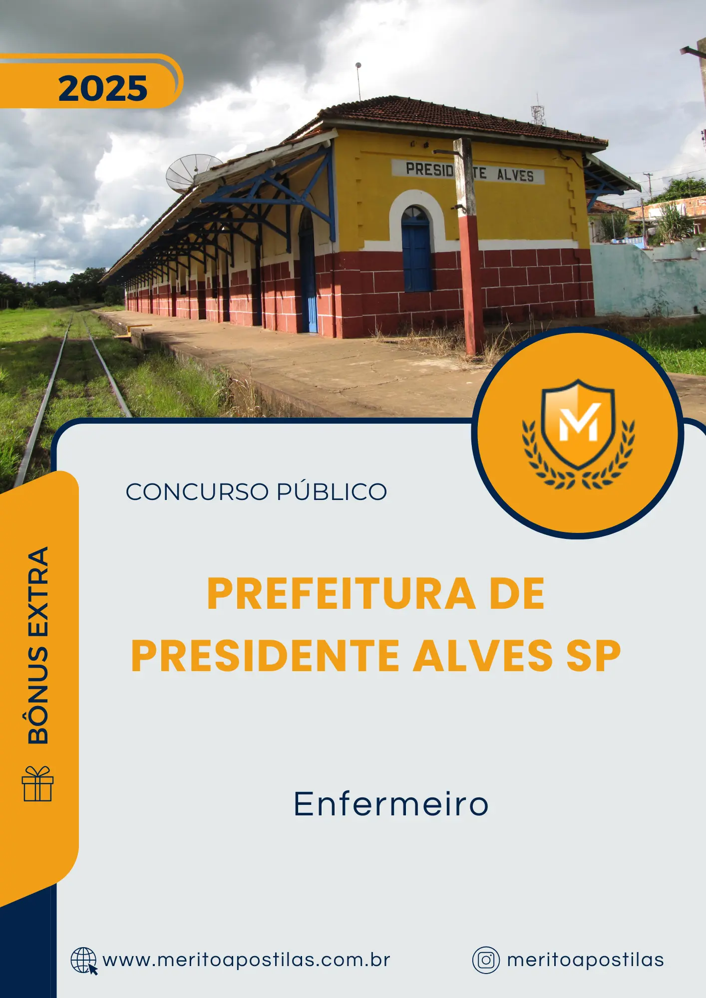 Apostila Enfermeiro Prefeitura de Presidente Alves SP 2025