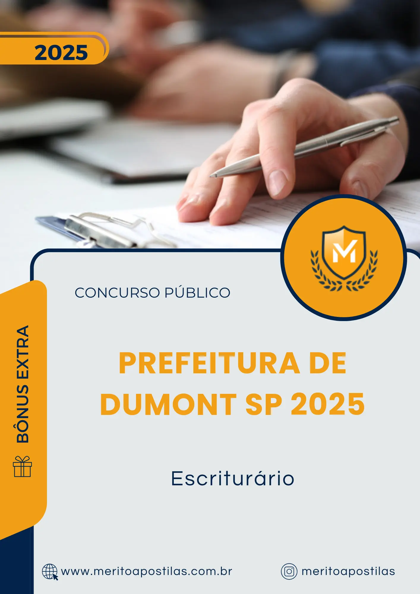 Apostila Escriturário Prefeitura de Dumont SP 2025