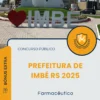 Apostila Farmacêutico Prefeitura de Imbé RS 2025