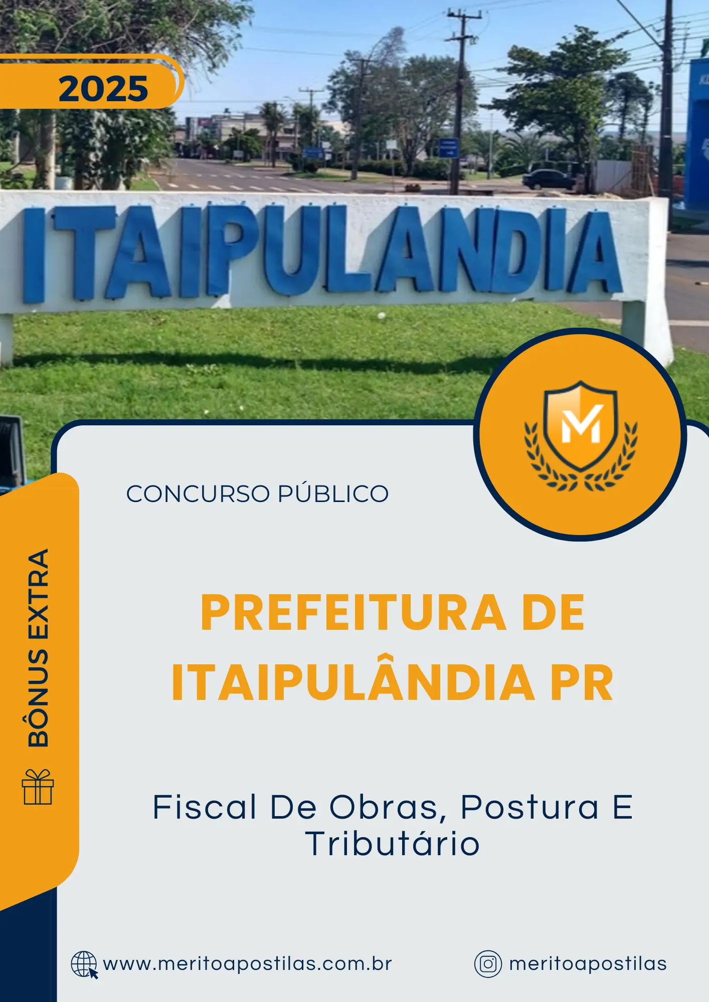 Apostila Fiscal De Obras Postura E Tributário Prefeitura de Itaipulândia PR 2025