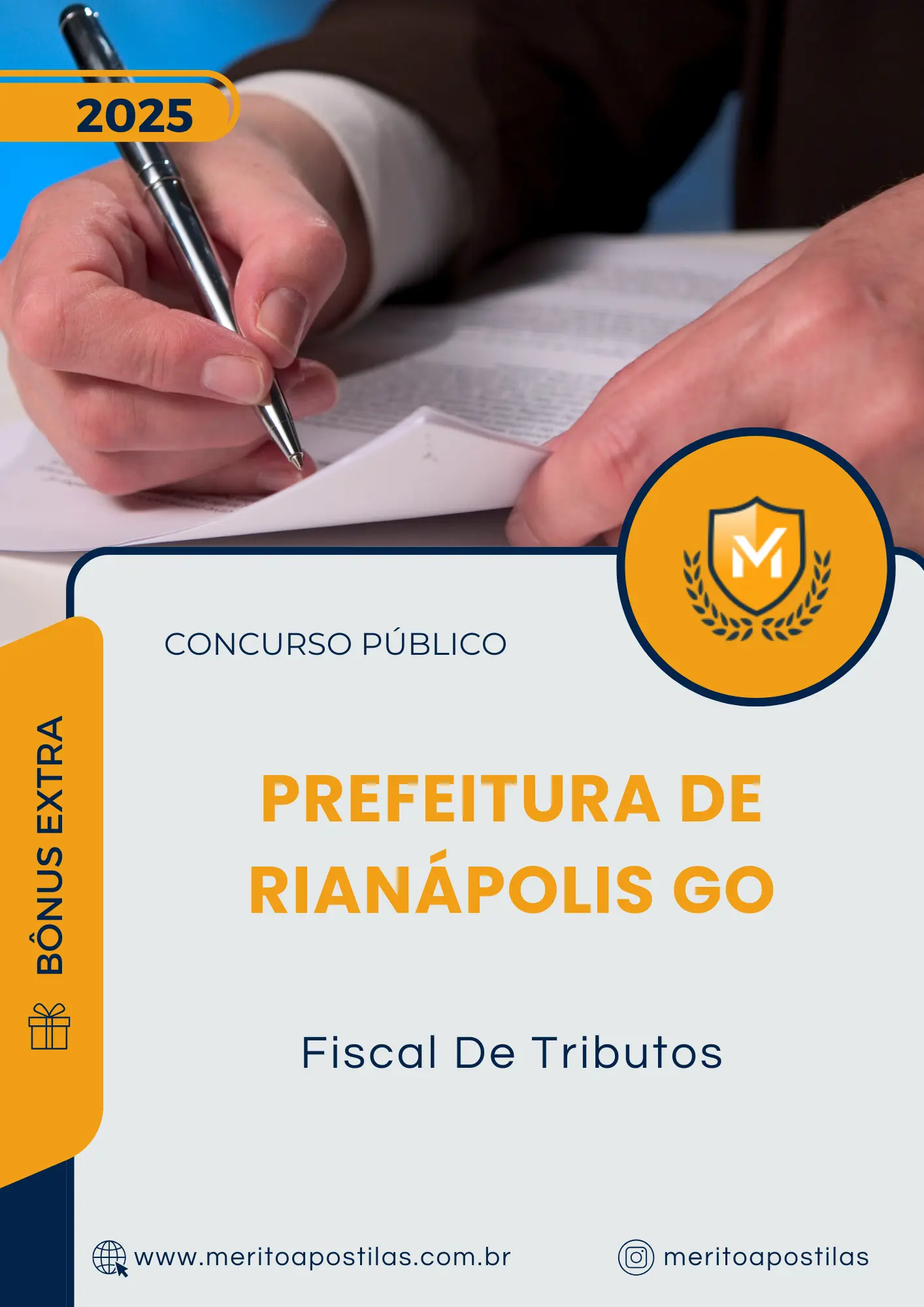 Apostila Fiscal De Tributos Prefeitura de Rianápolis GO 2025