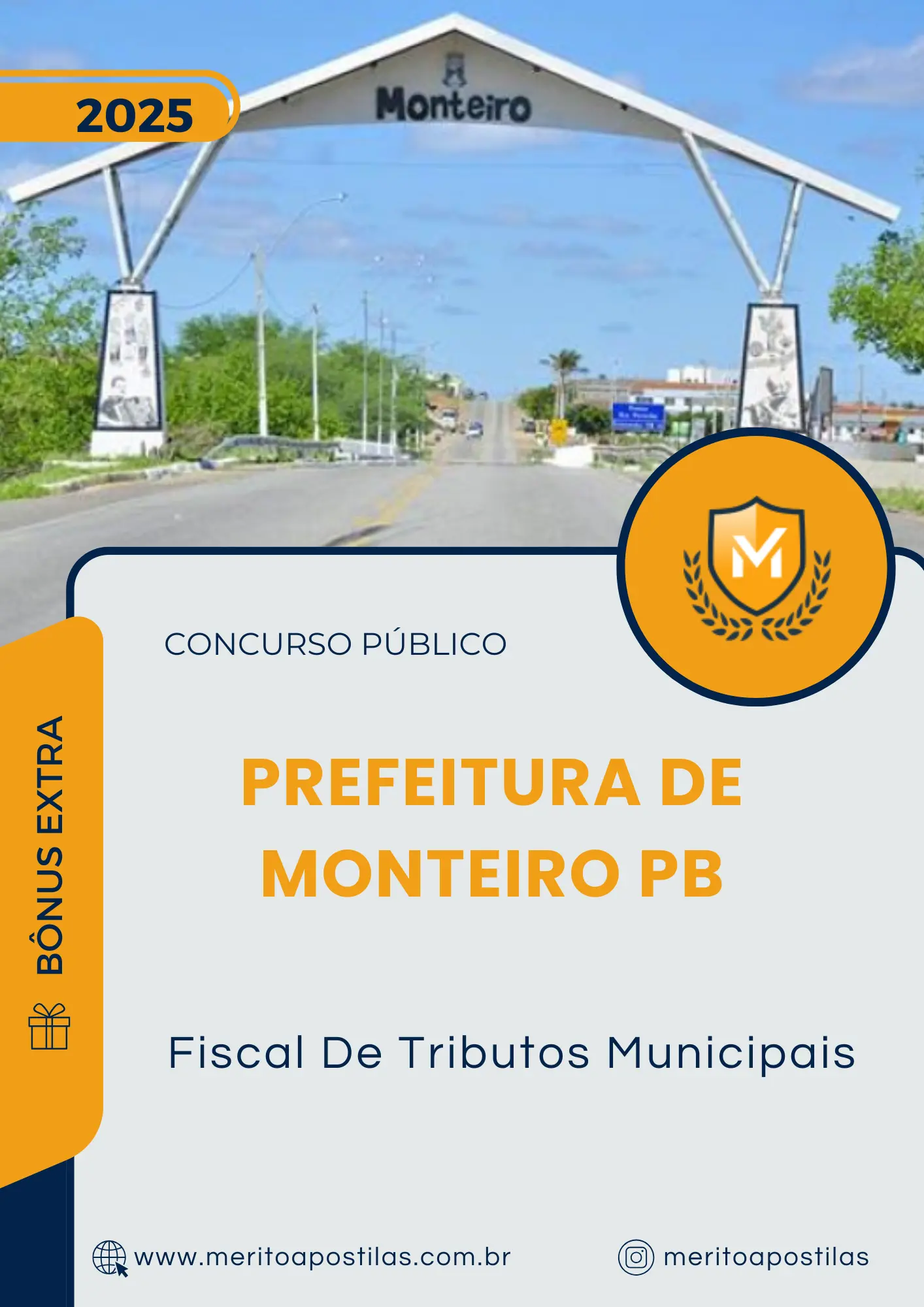 Apostila Fiscal De Tributos Municipais Prefeitura de Monteiro PB 2025
