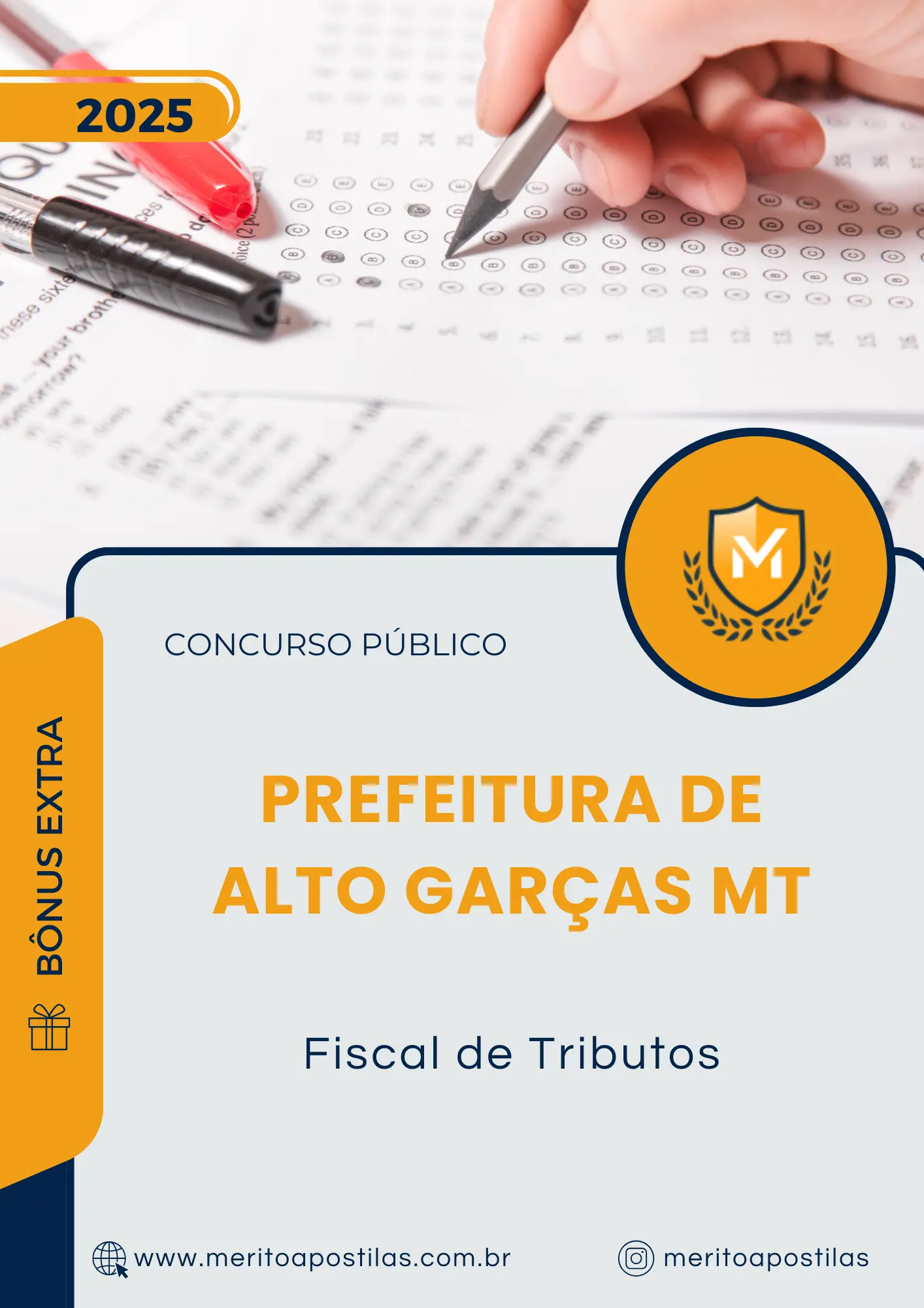 Apostila Fiscal de Tributos Prefeitura de Alto Garças MT 2025