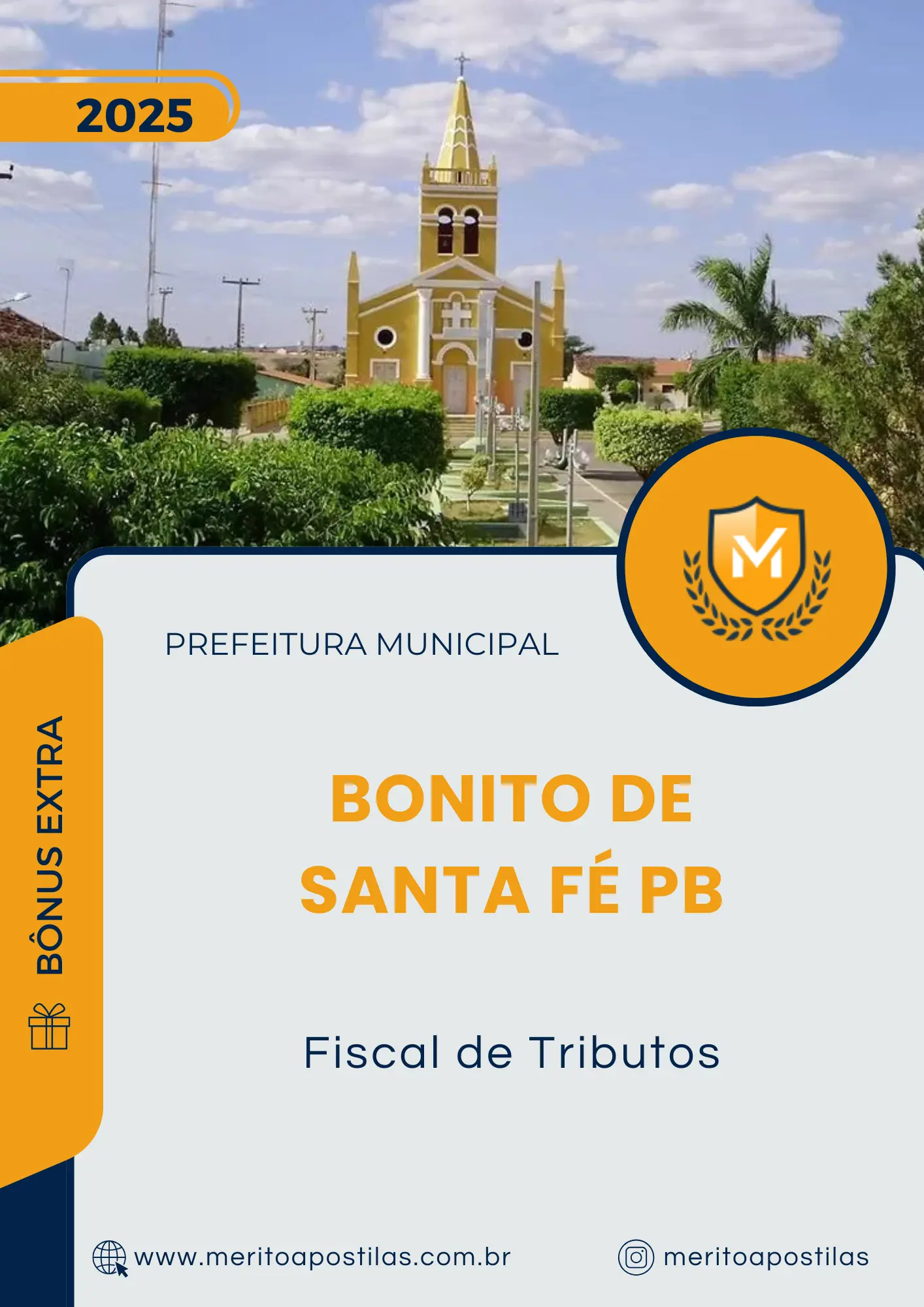 Apostila Fiscal de Tributos Prefeitura de Bonito de Santa Fé PB 2025
