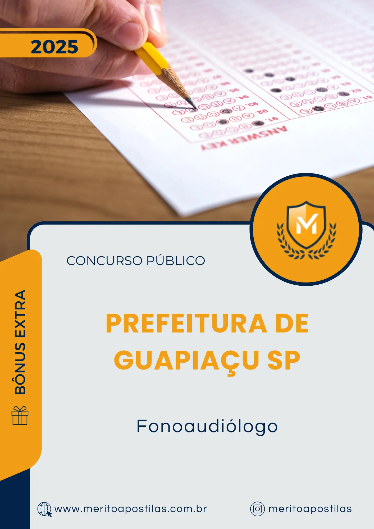 Apostila Fonoaudiólogo Prefeitura de Guapiaçu SP 2025