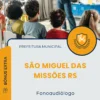 Apostila Fonoaudiólogo Prefeitura de São Miguel das Missões RS 2025