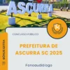 Apostila Fonoaudiólogo Prefeitura de Ascurra SC 2025