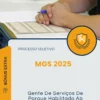 Apostila Gente De Serviços De Parque Habilitado Ab Processo Seletivo MGS 2025