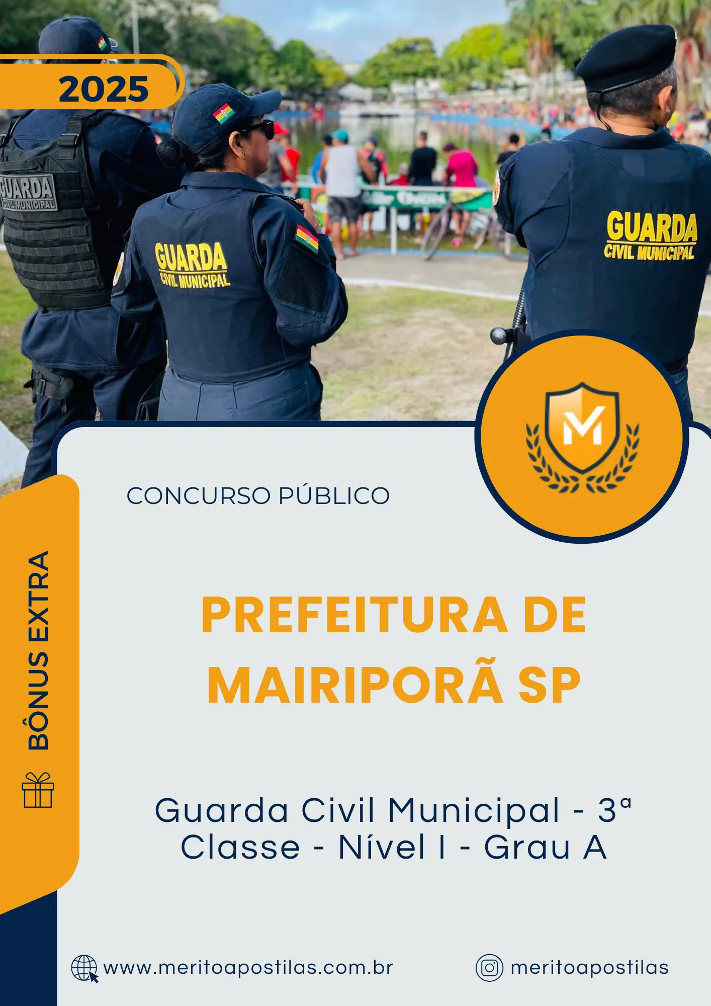 Apostila Guarda Civil Municipal 3 Classe Nível I Grau A Prefeitura de Mairiporã SP 2025