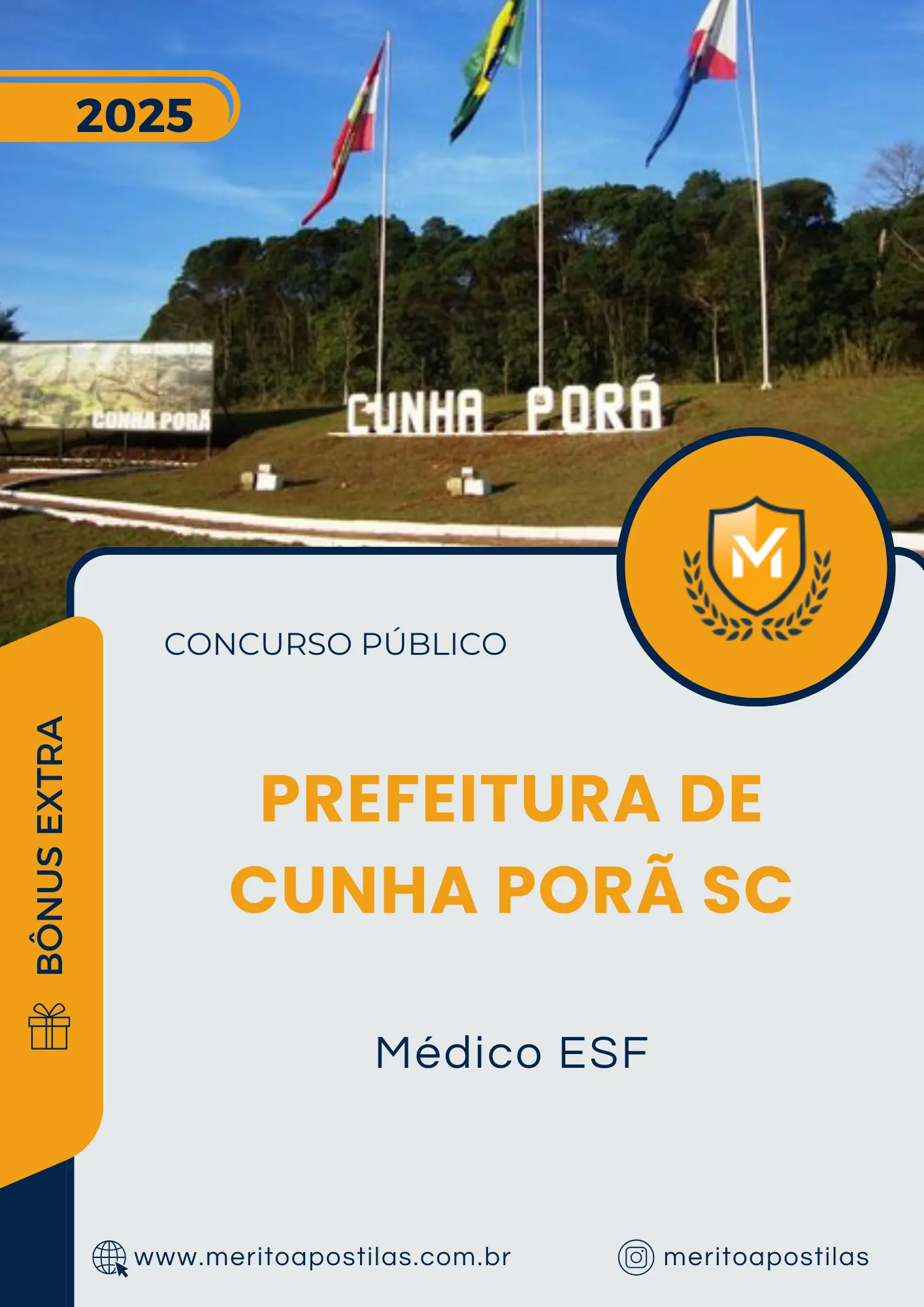 Apostila Médico ESF Prefeitura de Cunha Porã SC 2025