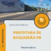 Apostila Merendeira Prefeitura de Boqueirão PB 2025