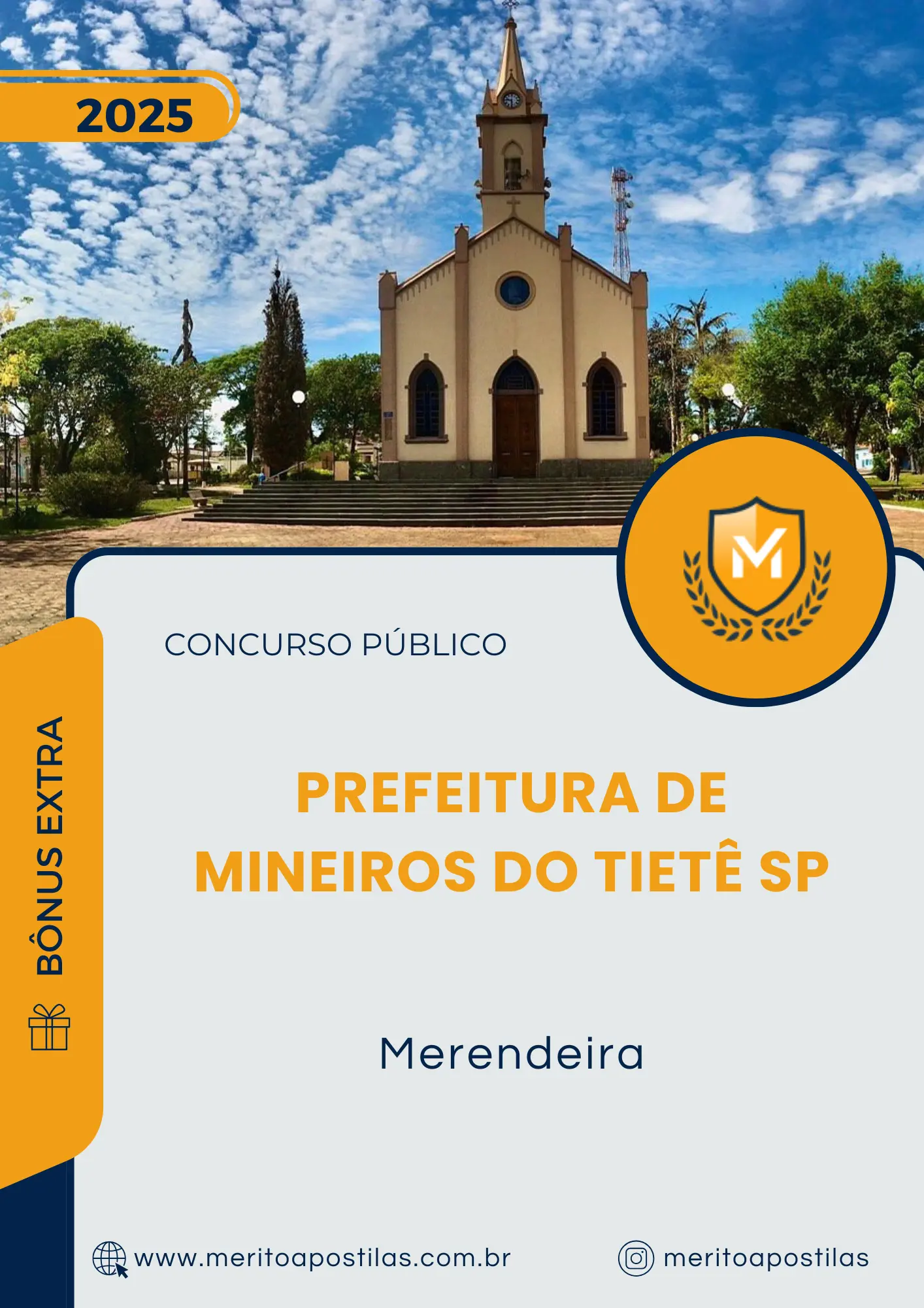 Apostila Merendeira Prefeitura de Mineiros do Tietê SP 2025