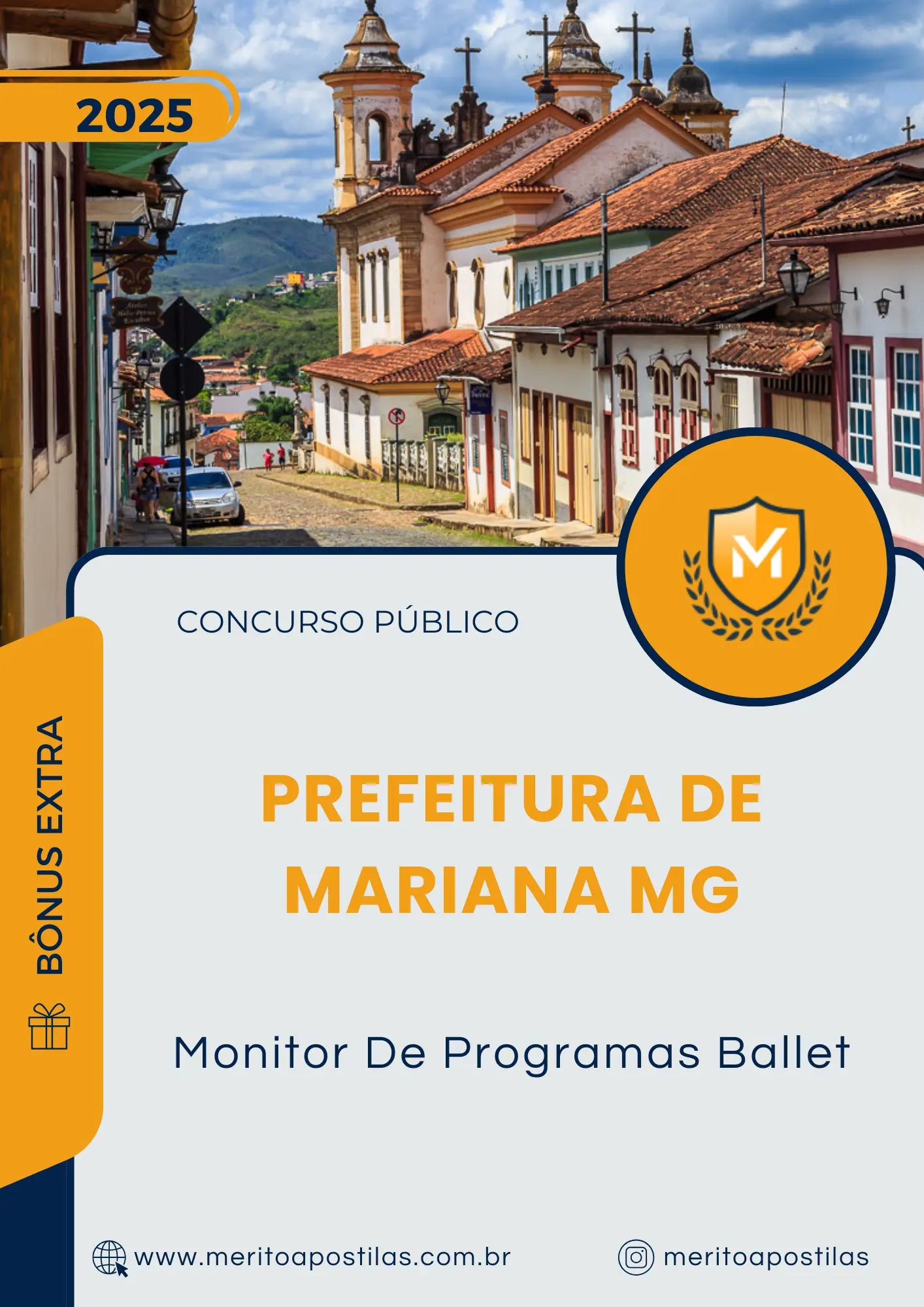 Apostila Monitor De Programas Ballet Prefeitura de Mariana MG 2025