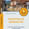Apostila Monitor De Programas Taekwondo Prefeitura de Mariana MG 2025