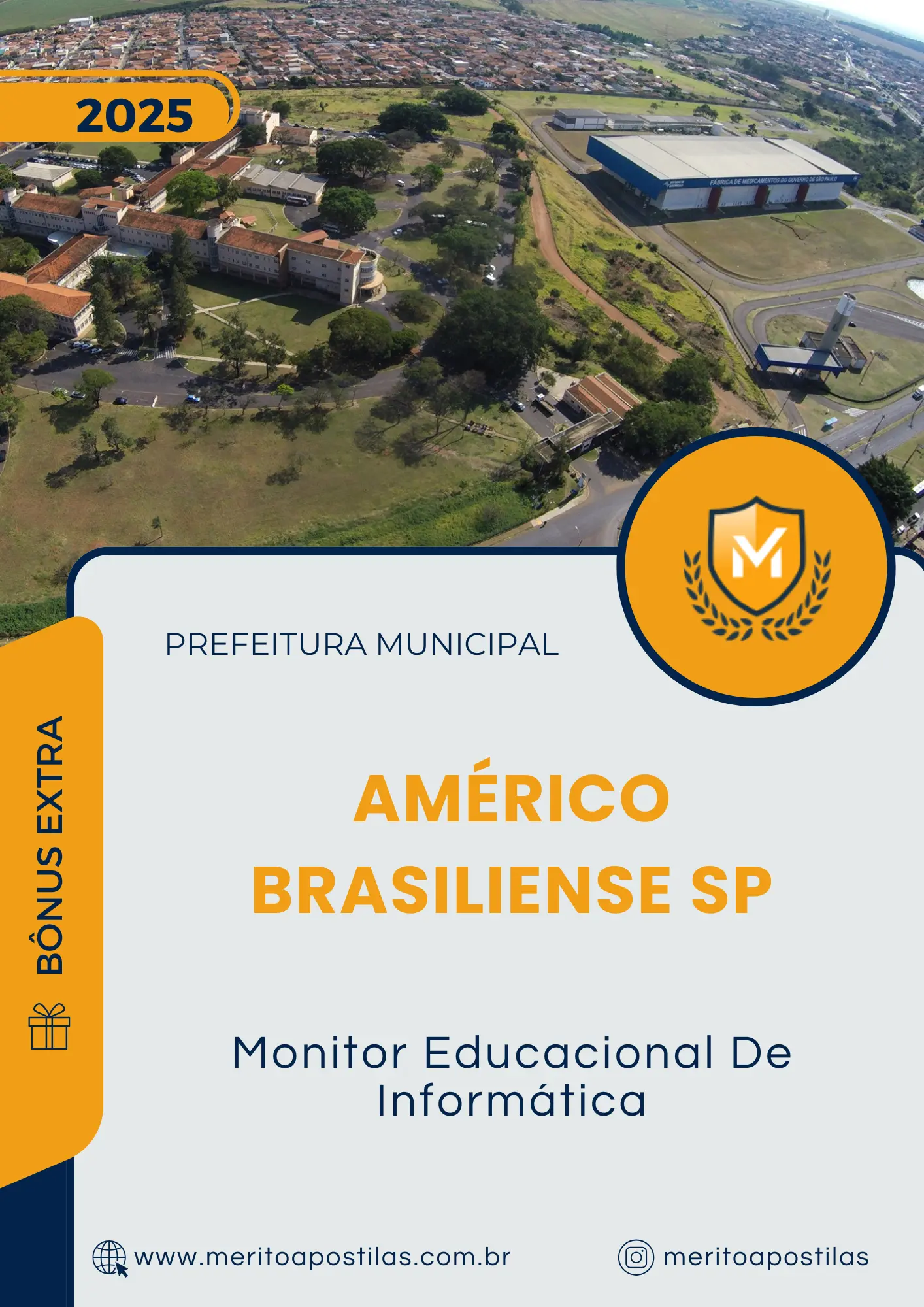 Apostila Monitor Educacional De Informática Prefeitura de Américo Brasiliense SP 2025