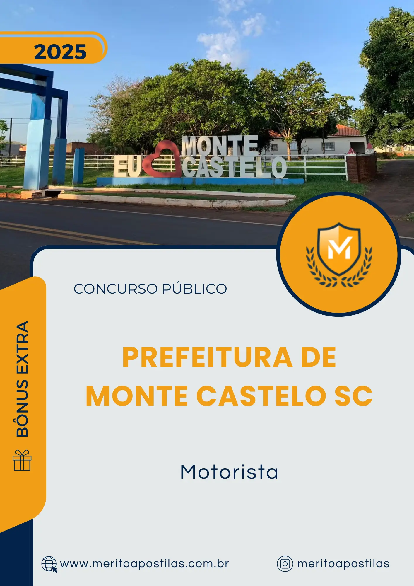 Apostila Motorista Prefeitura de Monte Castelo SC 2025