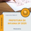 Apostila Motorista Prefeitura de Rifaina SP 2025