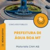Apostila Motorista CNH AB Prefeitura de Água Boa MT 2025