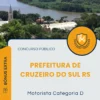 Apostila Motorista Categoria D Prefeitura de Cruzeiro do Sul RS 2025